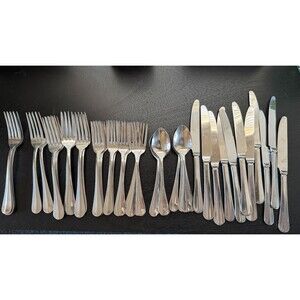 Cuisinart Continental 18/10 Stainless Flatware Set 48 Pieces Mixed